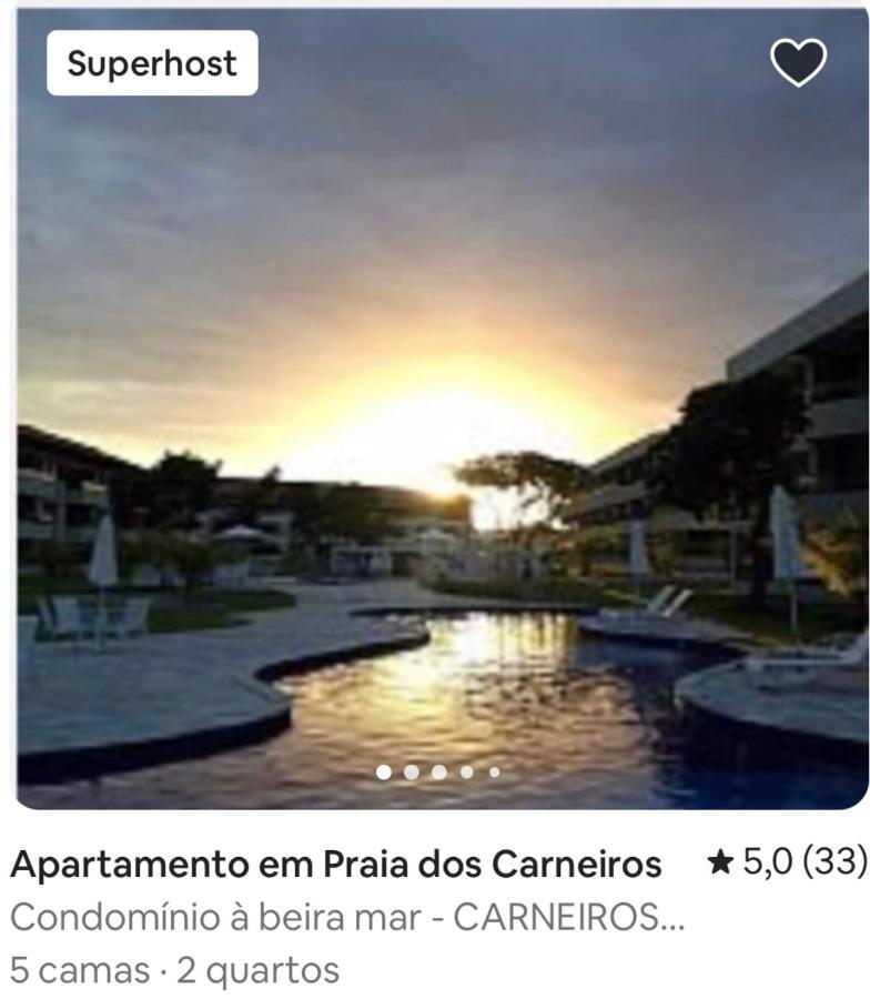 Flat Praia Dos Carneiros - Condominio Na Beira-Mar - Tamandaré Eksteriør bilde